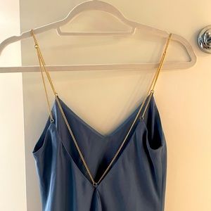 BA&SH blue silk dress!